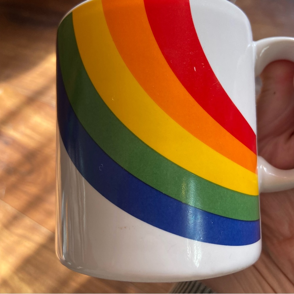 🌈 Vintage 80’s Rainbow Mug 🌈 - Picture 8 of 8
